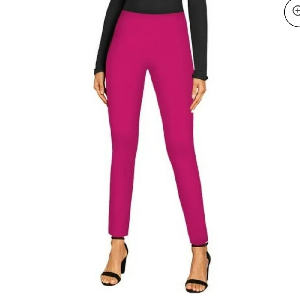 Stretch Pull On Pants Fuchsia Size 1X